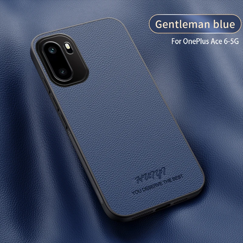 Funda de cuero mate para Oneplus ACE 6 6T, funda protectora trasera de marco suave magnético para coche, funda de silicona para One Plus 15R 1 + 15R - imagen 5