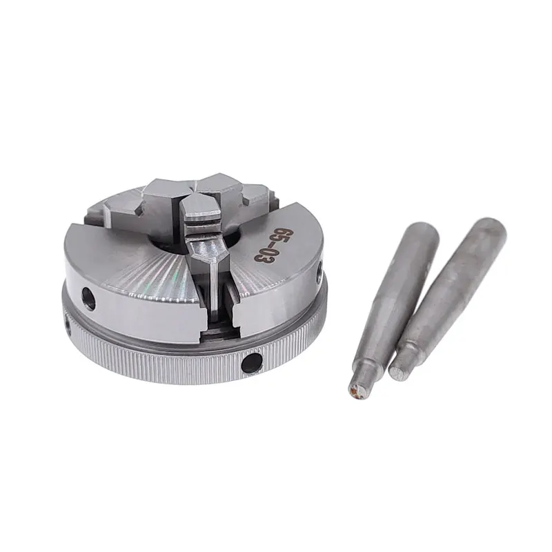 Portabrocas Torno Manual 3 Mandíbulas 65mm Alta Precisión CNC Torno Madera M14 Accesorios Máquinas Metalúrgicas Herramientas - Vista principal del producto