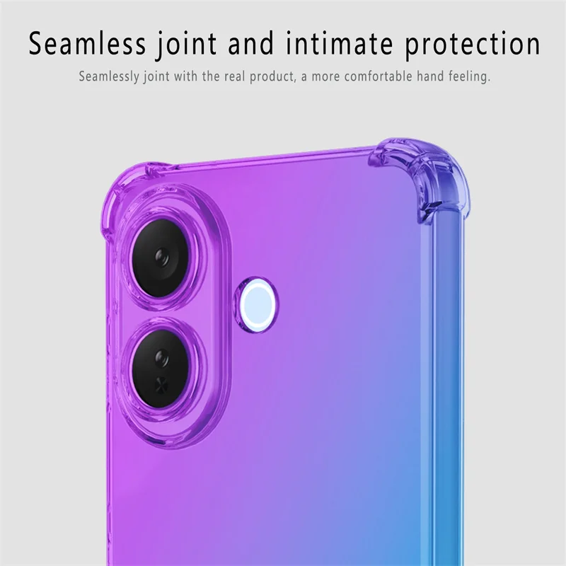 Funda de TPU con gradiente a prueba de golpes de cuatro esquinas para Vivo V60 Lite 5G 4G, funda protectora, Fundas Coque Capa - imagen 3