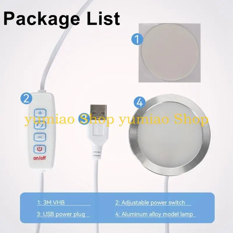 587B DIY lámpara lámpara impresora aleación aluminio Conjunto componentes LED sin sombra - imagen 4