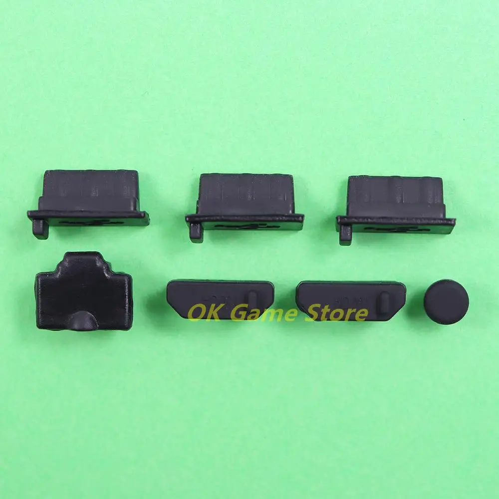 1 juego/lote 7 en 1 tapón antipolvo para consola Xbox One X S cubierta de silicona a prueba de polvo tapón Kits a prueba de polvo controlador - imagen 5