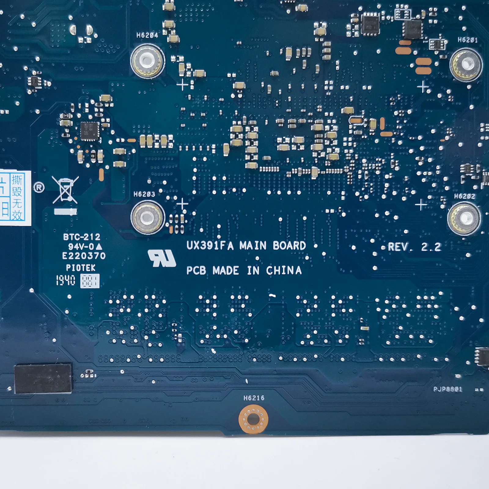 Placa base para portátil AKEMY UX391FA para Asus ZenBook UX3000FA UX391F UX391FA placa base para portátil con CPU i5 i7-8th Gen 8G/16g ram - imagen 4