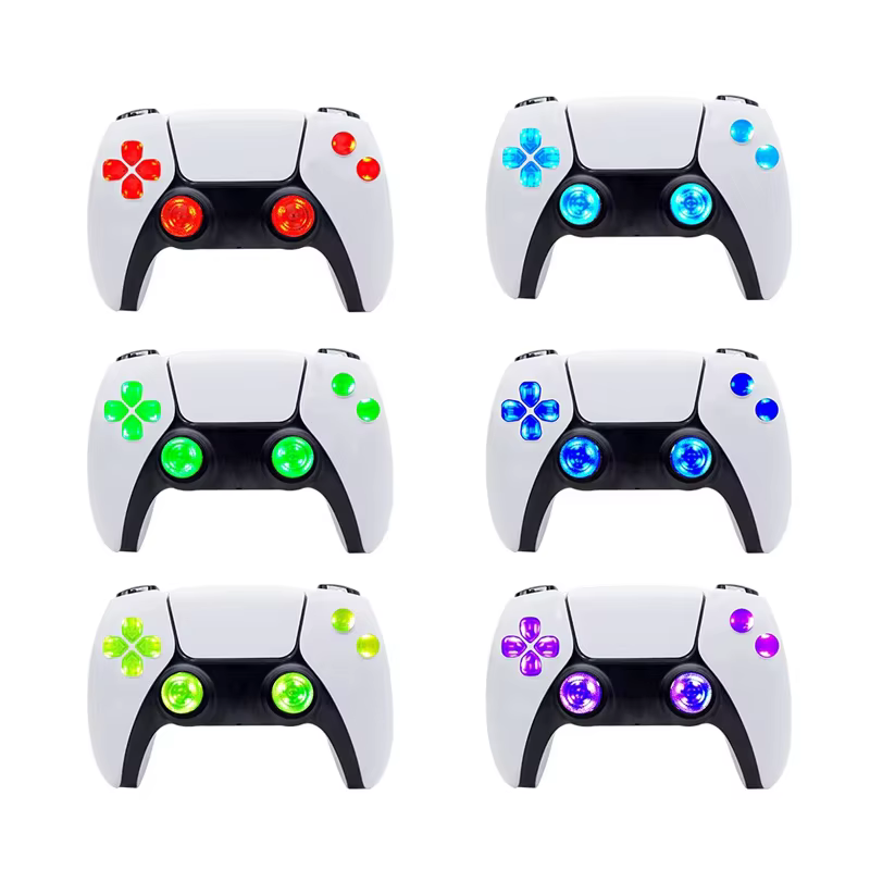 Mando inalámbrico PS5 LED con joystick basculante retroiluminado