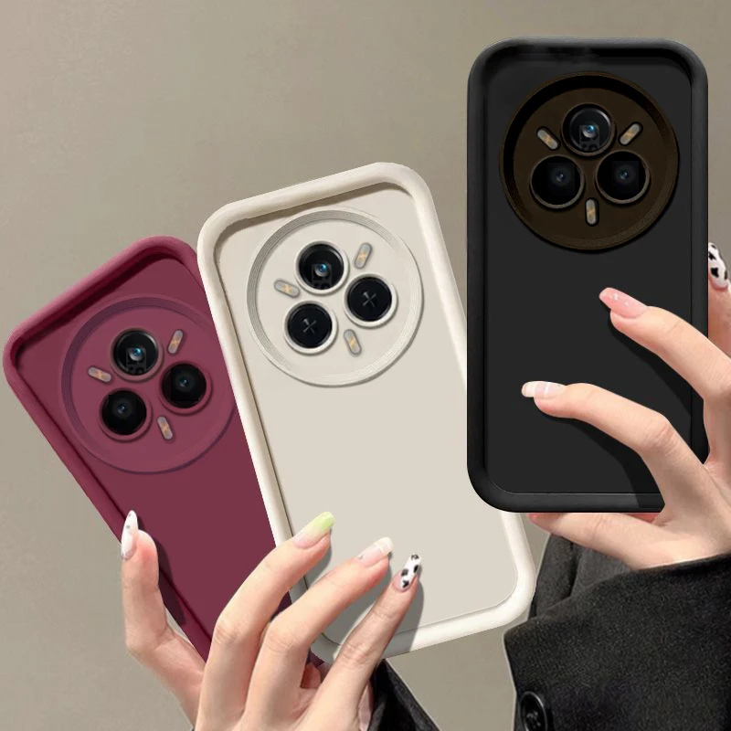 Funda de teléfono para Realme 14 Pro 5G, versión Global, sensación de piel mate, carcasa trasera Realme 14pro Ultra a prueba de golpes - imagen 2