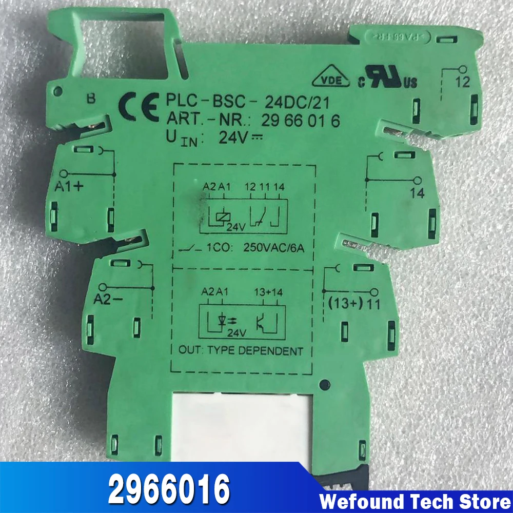 Reposición de seguridad para Phoenix, buen trabajo, PLC-BSC-24DC/21 2966016