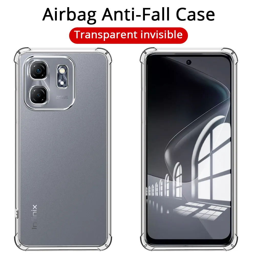 Funda de teléfono transparente a prueba de golpes para Infinix Smart 9 8 Pro HD 7 6 Plus Smart 5 X688C funda de silicona suave Smart9 8 Fundas - imagen 5