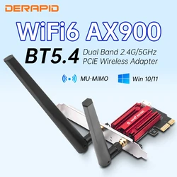 Fenvi Adaptador WiFi 6 AX900 PCIe Bluetooth 5.4 para Windows