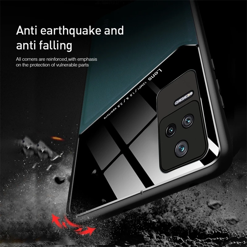 Funda Little Poko F4 5G de cuero con soporte magnético para coche para Xiaomi Poco F4 F 4 5G 6,67 "TPU marco suave a prueba de golpes Coque PocoF4 - imagen 5