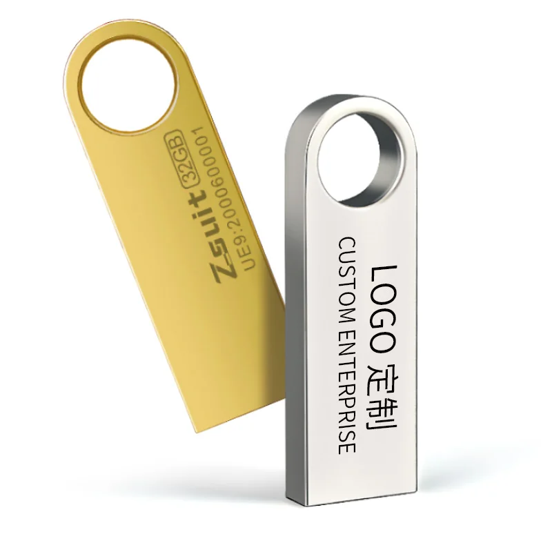 ZSUIT-pendrive USB de Metal para ordenador portátil, unidad de memoria Flash de 32GB, 64GB y 128GB, disco U 2,0 - imagen 5