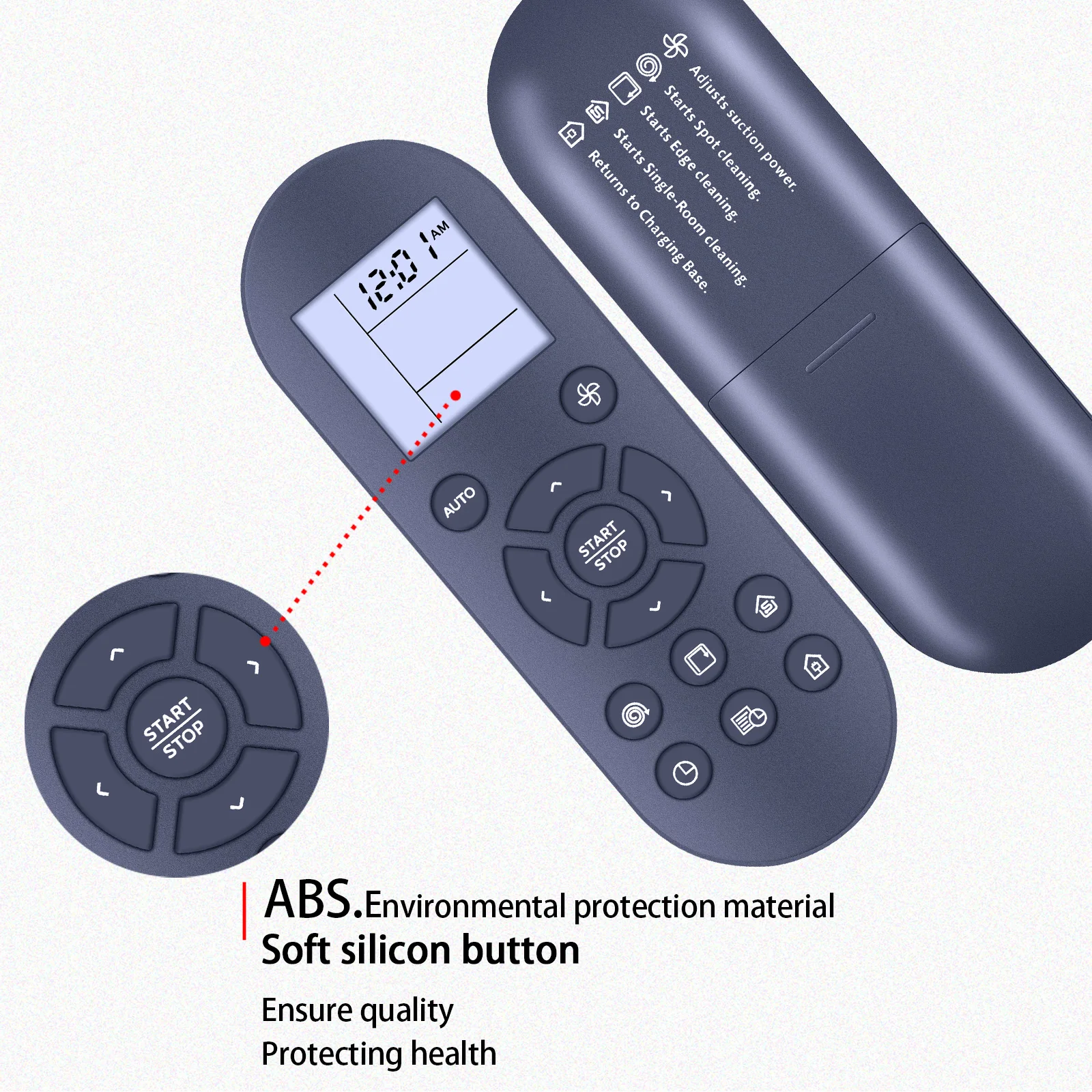 Nuevo Control remoto para Robot aspirador EUFY Boostiq RoboVac 11S T2108 11S MAX y RoboVac 12 y RoboVac 30 y Robovac 11(T2102) - imagen 4