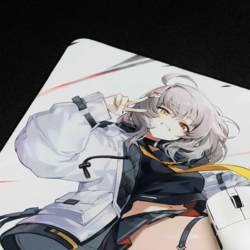 Alfombrilla de ratón Ghost Aria Dreaming, alfombrilla de escritorio de juego de Anime antideslizante Astringent Neutral personalizada, 490x420x4mm, Fps Csgo, bordes de precisión para jugadores - imagen 3