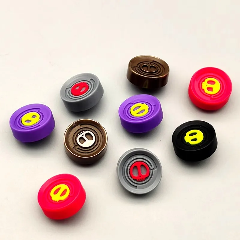 Teclas redondas de calavera personalizadas de resina, teclas creativas originales hechas a mano DIY personalizadas para adornos de teclado mecánico - imagen 3