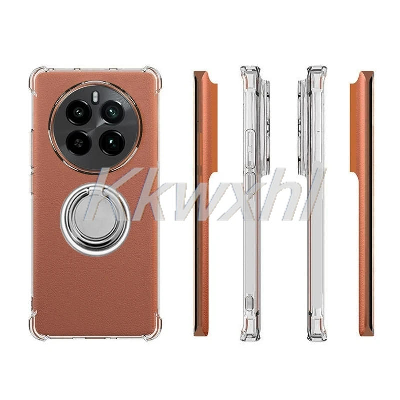Para Realme GT5 Pro 5G 2023 GT5Pro RealmeGT5Pro 6,78 "RMX3888 soporte de anillo trasero funda de teléfono Original a prueba de golpes