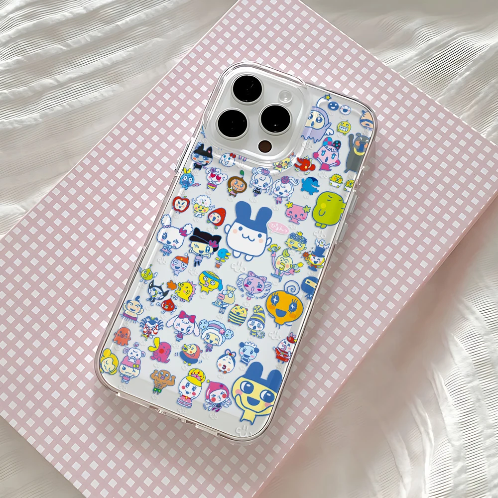 Kawaii Tamagotchi game Phone Case For Oppo Realme C63 C53 10 9 C30 C15 C20 C21 C21Y C31 C33 C35 C55 14 11 5 Pro 5G Clear Cover