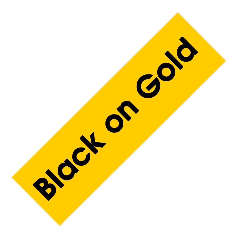 Black on Gold