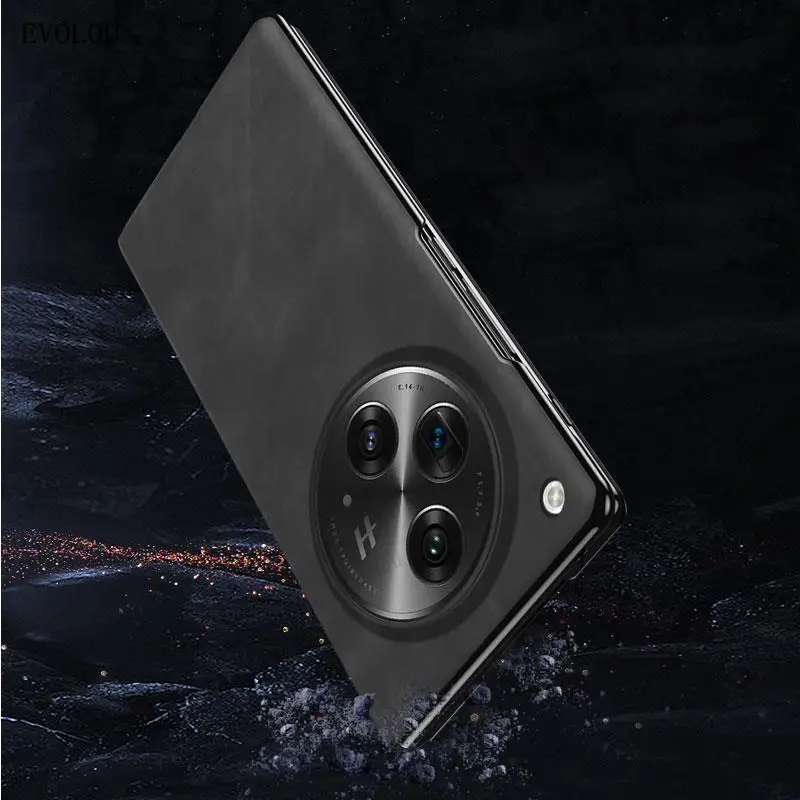 Funda de cuero para Oneplus Open Nappa Stripe Flip, con ranura para bolígrafo para One Plus Open 5G 1 + open Protection Magnetic Book Stand Cover - imagen 3