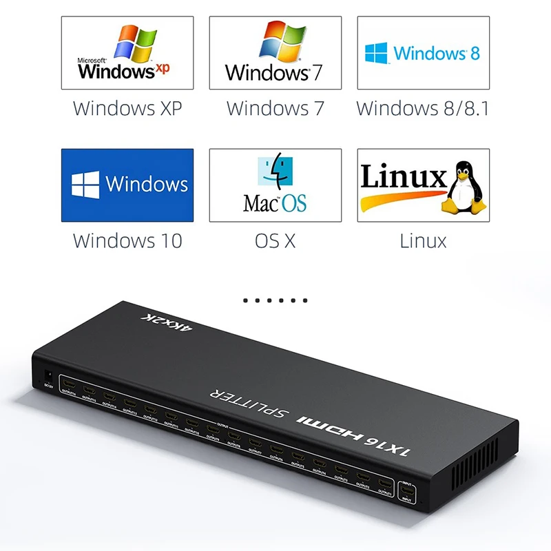 Divisor HDMI 4K 1x16 - 16 Salidas para Monitor y TV - imagen 4
