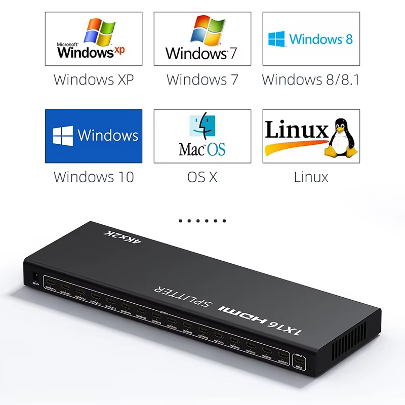 Divisor HDMI 4K 1x16 - 16 Salidas para Monitor y TV - imagen 4