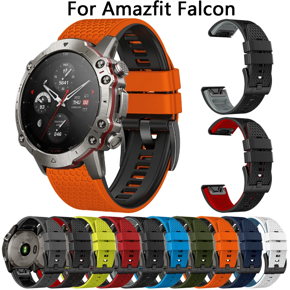 Correa de silicona para reloj inteligente Amazfit Falcon, repuesto de pulsera para reloj AmazfitFalcon, accesorios, pulsera