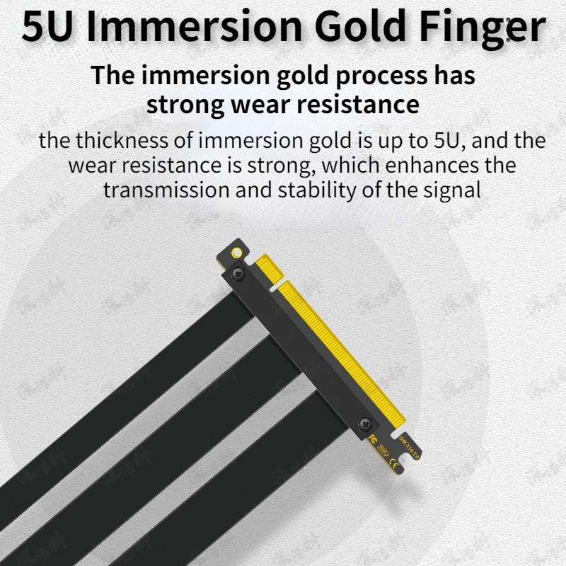 Cable elevador Flexible estable Gen 5 PCI Express 2023 X16 para Juegos Extremos, extensor Vertical ATX GPU PCI-E 5,0, novedad de 5,0 - imagen 4