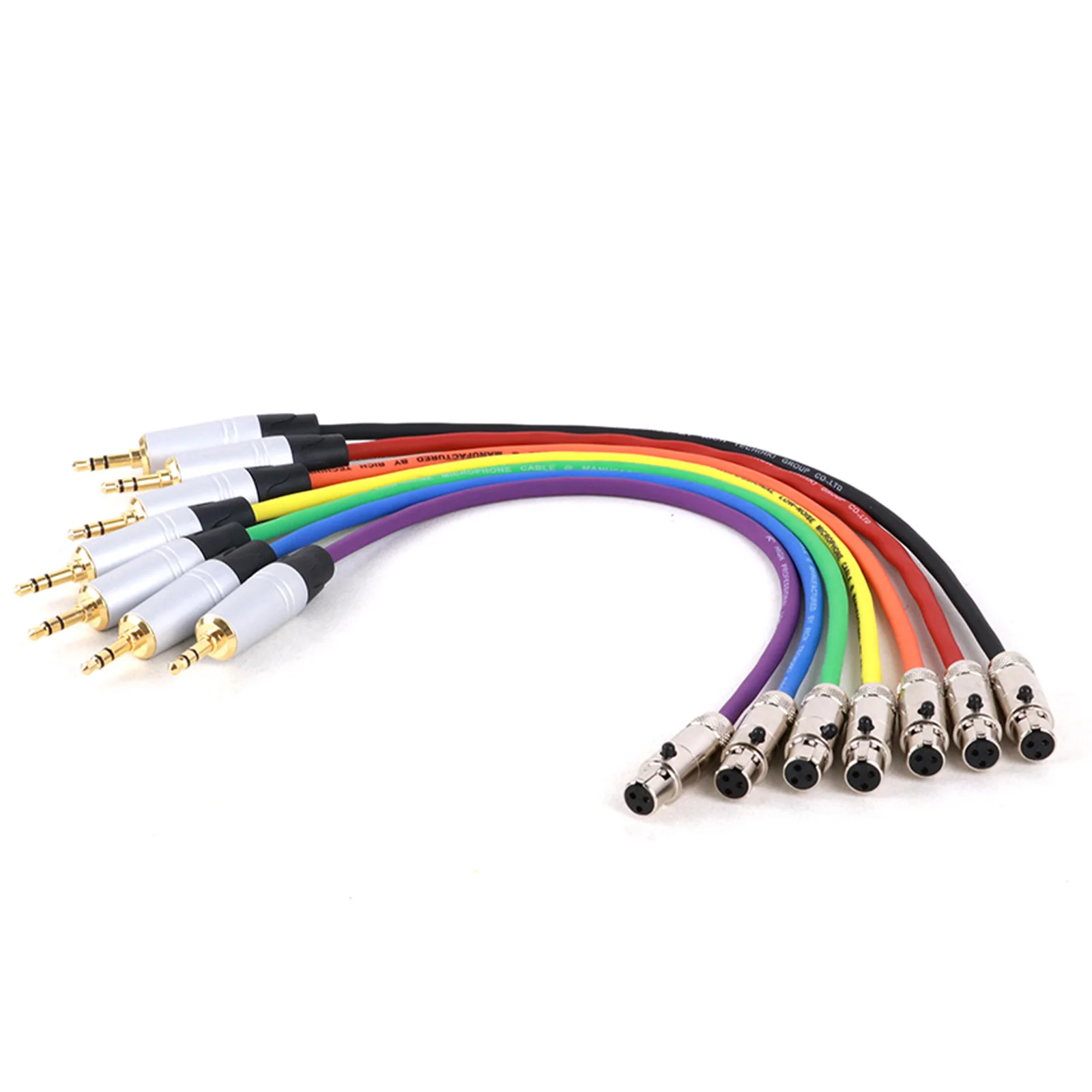 Mini Cables de Audio XLR de 0,3 M-30M, 3 pines, macho/hembra a 3,5mm, 1/8 ", TRS, cable Jack macho para auriculares, convertidor Carmera, Etc. - imagen 5