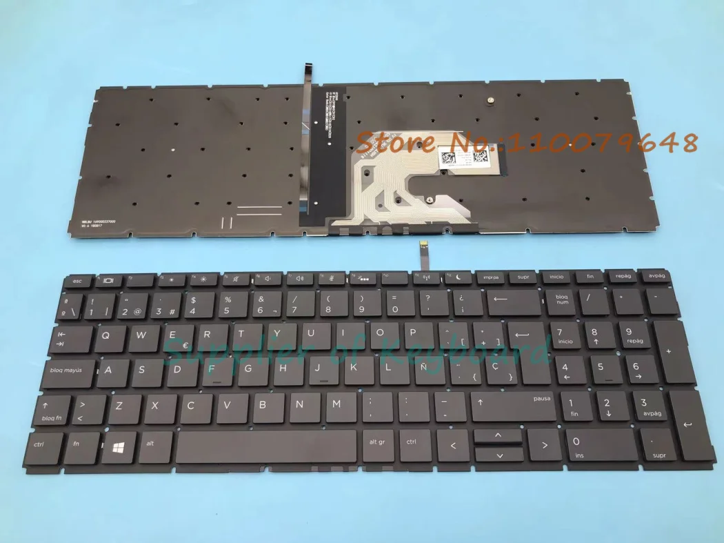 Nuevo teclado inglés/reino Unido/francés/español latino para HP Probook 450 G6,455 G6,450R G6,455R G7,450 G7,455 G7 - imagen 3