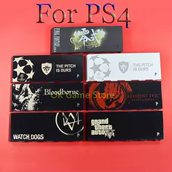 Funda de disco duro con patrón para Playstation 4, accesorios para consola de juegos, 1000, 1100, 1200, 1 unidad