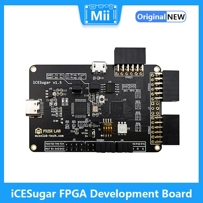 ICESugar-Placa de desarrollo FPGA, RISC-V de código abierto, ICE40UP5k, Icebreaker Fomu - imagen 3