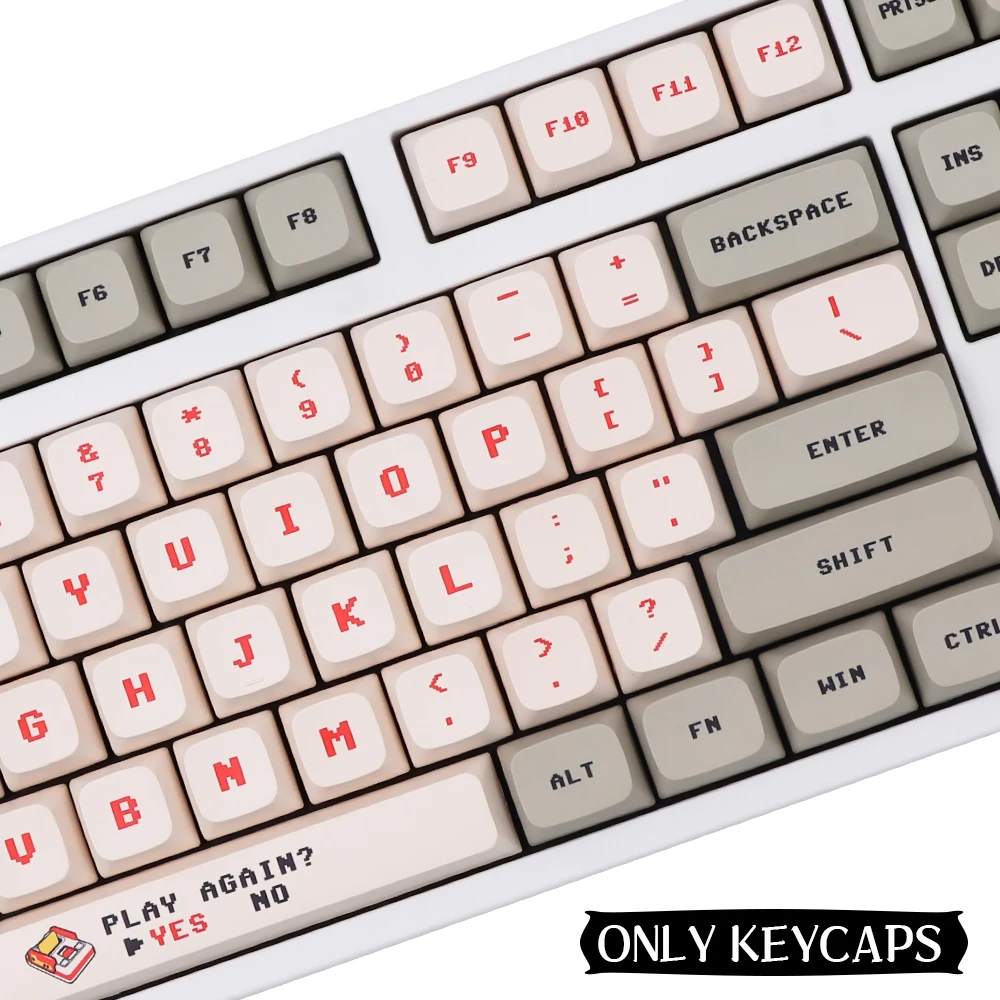 Teclas PBT personalizadas para teclado mecánico Cherry MX Switch, teclas XDA, perfil DYE-SUB, inglés, 139 teclas - imagen 3