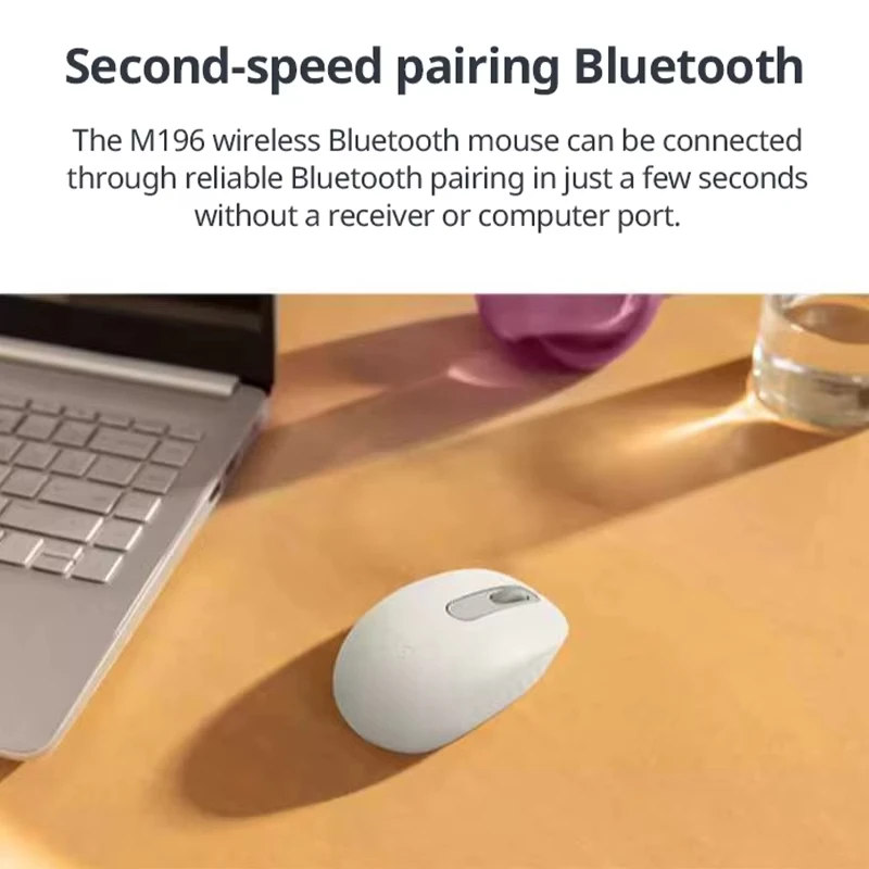 El ratón inalámbrico Bluetooth Logitech M196 se puede utilizar para portátiles con embalaje 100% original ratón inalámbrico para juegos - imagen 2