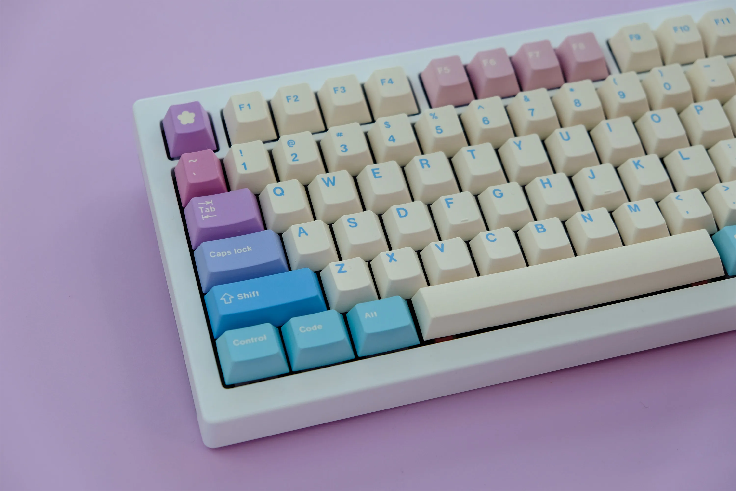 GMK Fairy Keycap Set 129 teclas Material PBT Cherry Profile Gaming KeyCap para teclado mecánico MX Switch