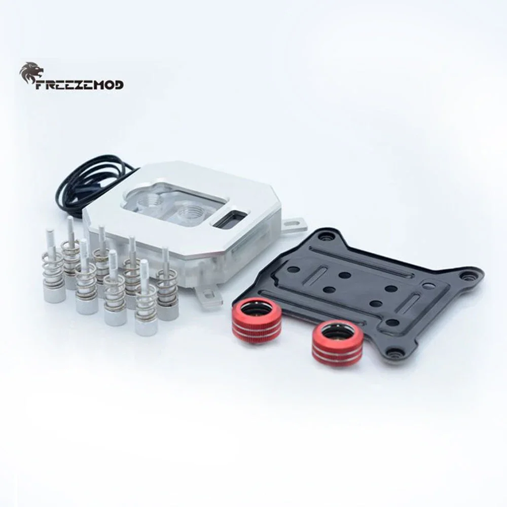 FREEZEMOD-Bloque de CPU 2020, pantalla VA LCD de temperatura para Intel 1700, 115X, 2011, 1366, 775, 2066, 5V/12V, placa base AURA SYNC - imagen 3