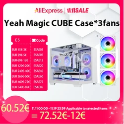 Yeah Magic Cube MATX – Caja PC con Cristal Curvo