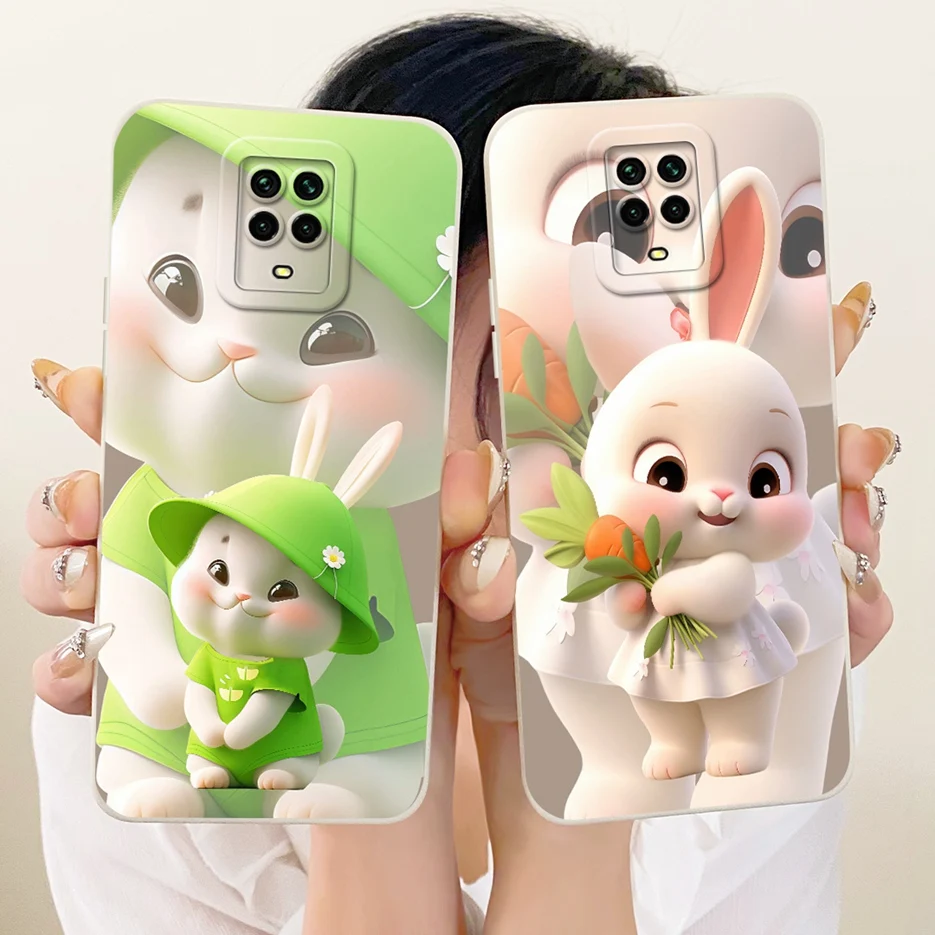 Para Xiaomi Redmi Note 9 Pro Max funda Note 9S lindo gato funda de dibujos animados a prueba de golpes funda de teléfono para Redmi Note 9 Pro Note9 S bolsas suaves - imagen 2