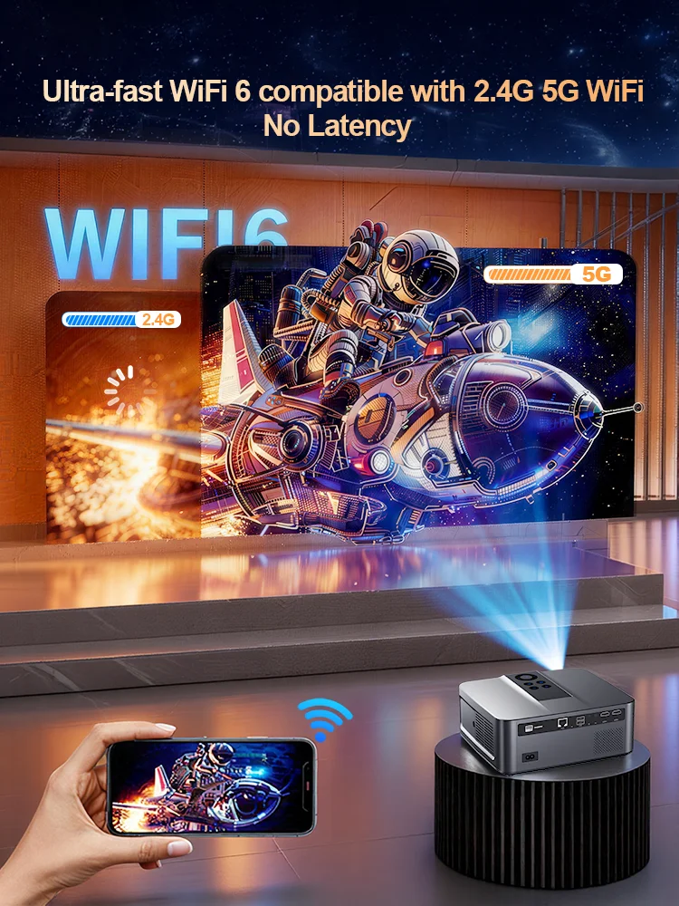 ThundeaL Proyector Portátil TD98W Full HD Android WiFi 3D - imagen 2
