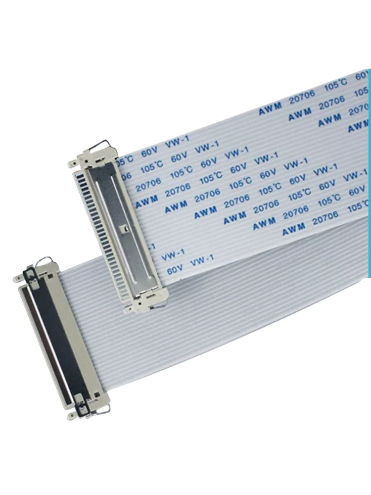 Cable de cinta de paso fijo de 1,0 MM AWM 20706 105C 60V VW-1/ 30 pines de longitud 10/25/30/40/50CM dirección hacia adelante/trasera - imagen 3