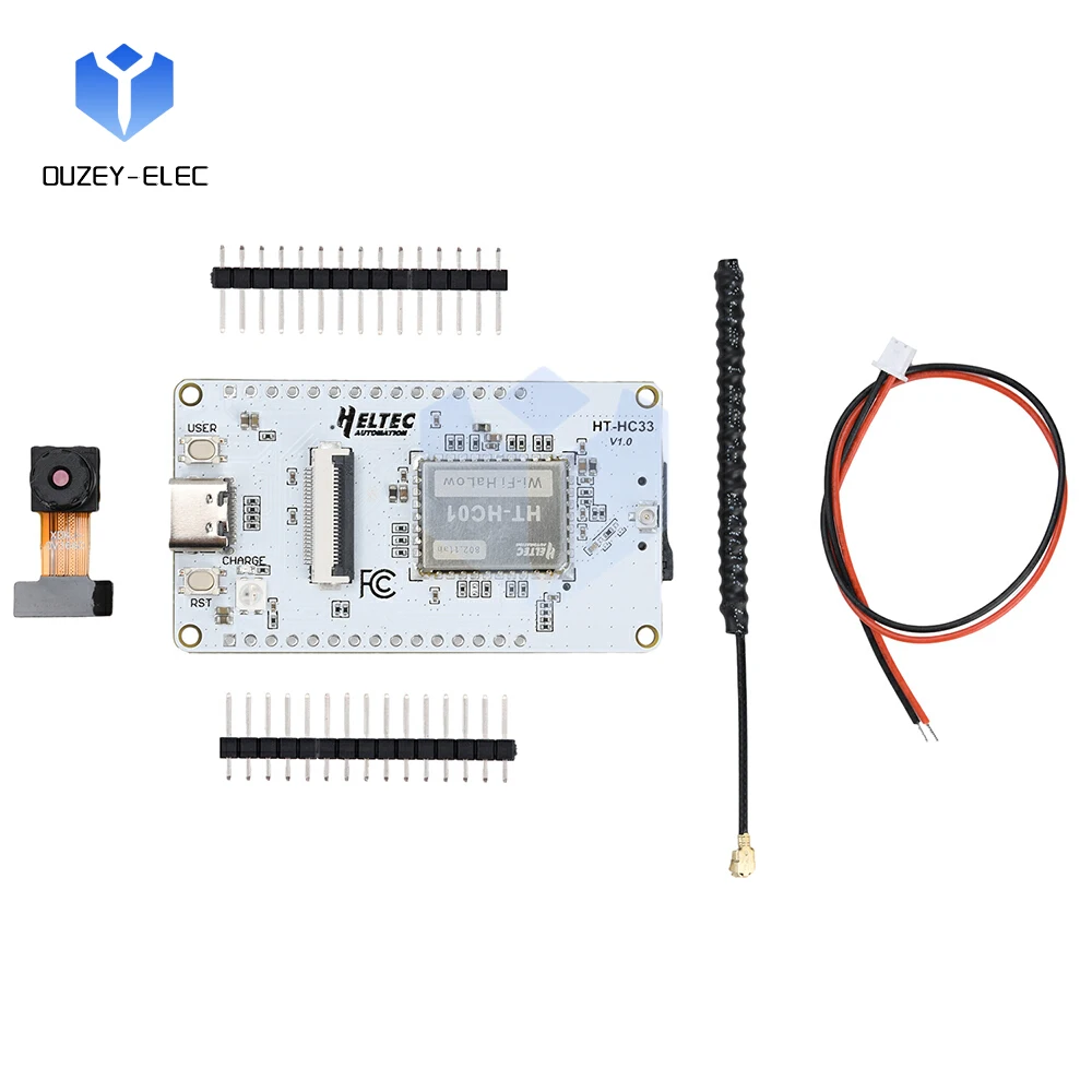 ESP32-S3 WiFi Bluetooth Placa de desarrollo IoT módulo de cámara OV3660 integrado WiFi HaLow HC33 Placa de demostración