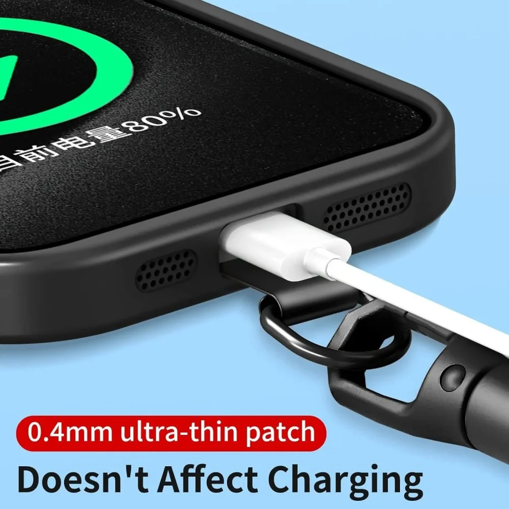 Cordón de muñeca Universal antipérdida para teléfono móvil, parche de cuerda corta, cordón de teléfono ajustable suave y duradero para iPhone, Samsung y Xiaomi - imagen 2