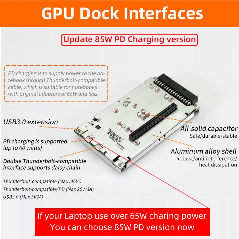 TH3P4G3 Adaptador Tarjeta Gráfica Externa Thunderbolt para Portátil - imagen 5