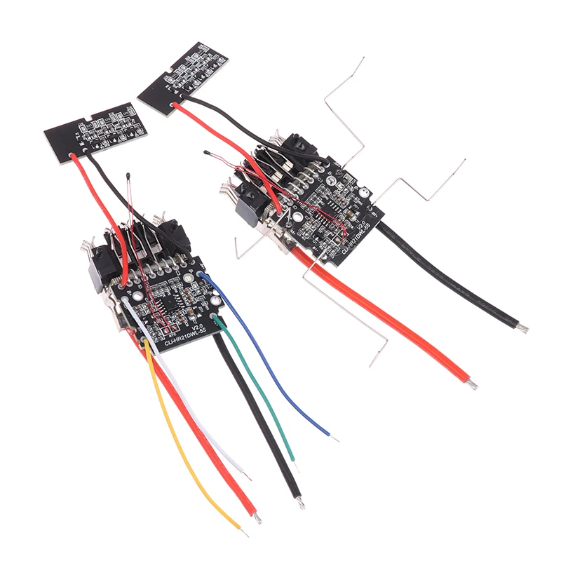 ✈ Placa de protección de carcasa de plástico para herramienta eléctrica DCB200, 20V, batería de iones de litio, placa de circuito de protección de carga PCB para 21700 - imagen 3