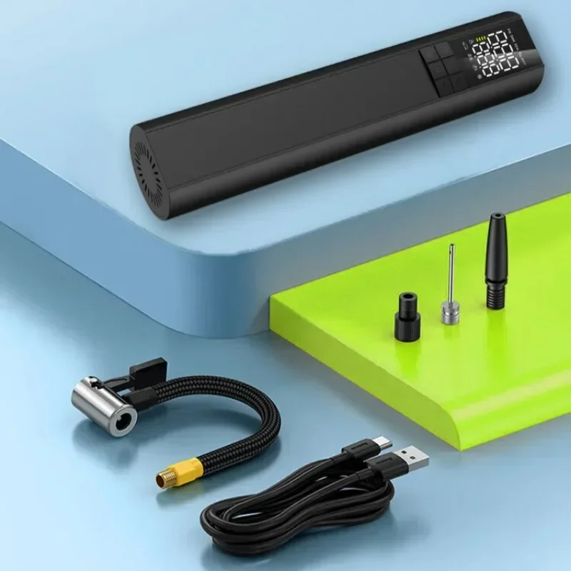 Inflador de coche inteligente portátil, Sensor de presión de aire de alta precisión, detección de presión de aire de neumáticos en tiempo Real, reemplazo de aire seguro - imagen 5