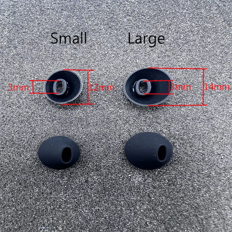 Almohadillas para los oídos para Oppo Enco, orejeras de silicona intraudidas, almohadillas para los oídos, orejeras, funda para Oppoencofree, 4 unids/lote - imagen 3