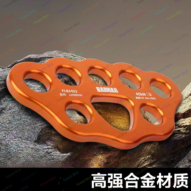 Divisor de fuerza de 4 agujeros y 8 agujeros para exteriores, divisor de ancla de 12 agujeros, tablero de dedo, divisor de cuerda para escalada en roca, equipo de trabajo aéreo al aire libre - imagen 2