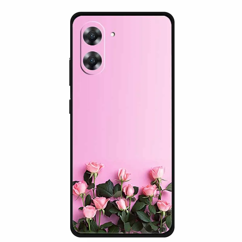 Para OPPO OnePlus Nord CE5 funda Cool Wolf animales suave silicona TPU funda de teléfono para CPH2719 flores frescas cubierta a prueba de golpes 6,77" - imagen 5