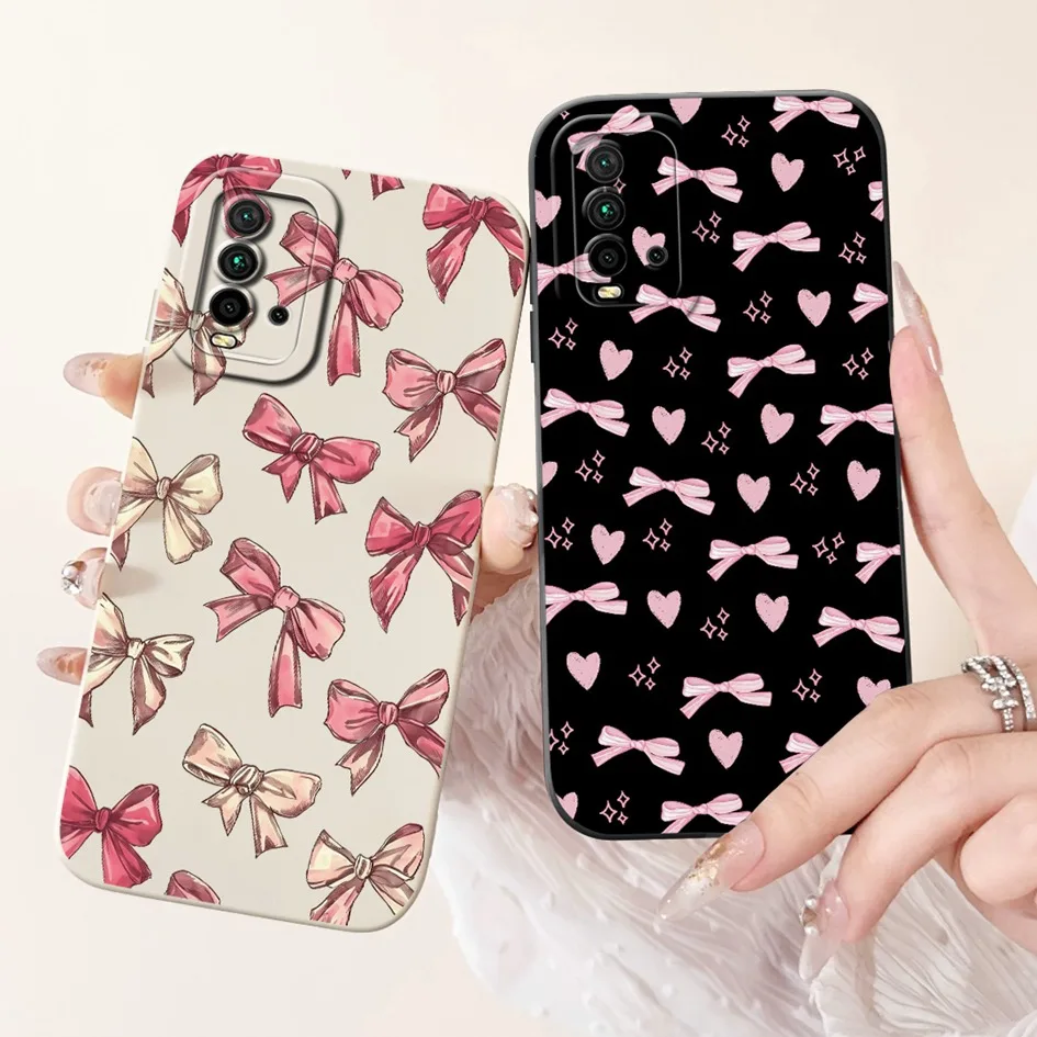 Para Xiaomi Redmi 9T Funda J19S Funda Popular flor suave caramelo silicona a prueba de golpes TPU Funda de teléfono para Redmi 9 Power Redmi9T Funda - imagen 3