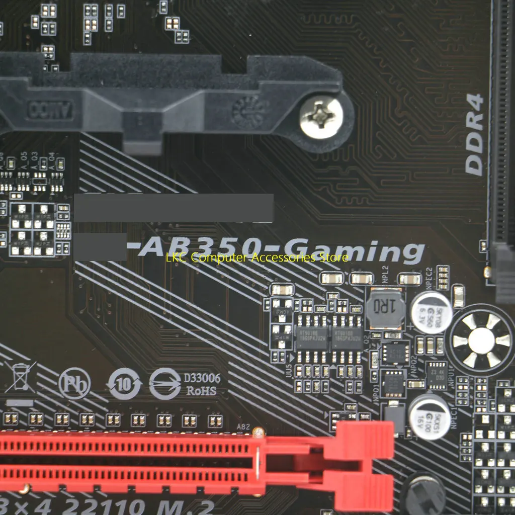 Para Gigabyte GA-AB350-GAMING placa base AM4 B350 DDR4 USB3.0 SATA3 AB350 GAMING Original escritorio usado placa base 100% probada - imagen 2