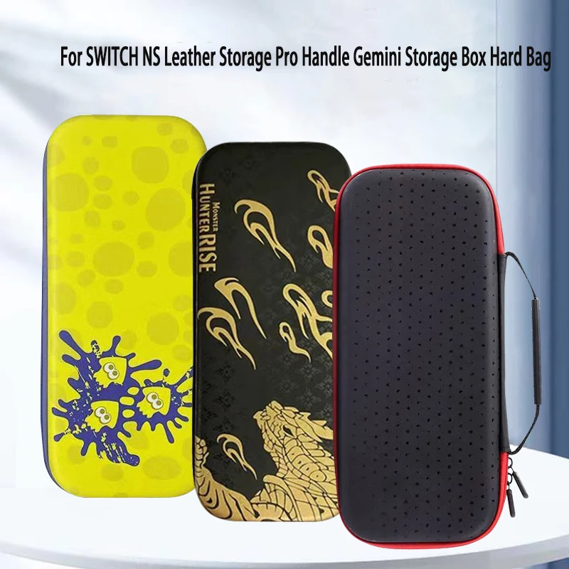 Para Switch Hori Split Pad Pro controlador Estuche de transporte bolsa de almacenamiento Gamepad caja de protección bolsa de viaje ranura para tarjeta de juego