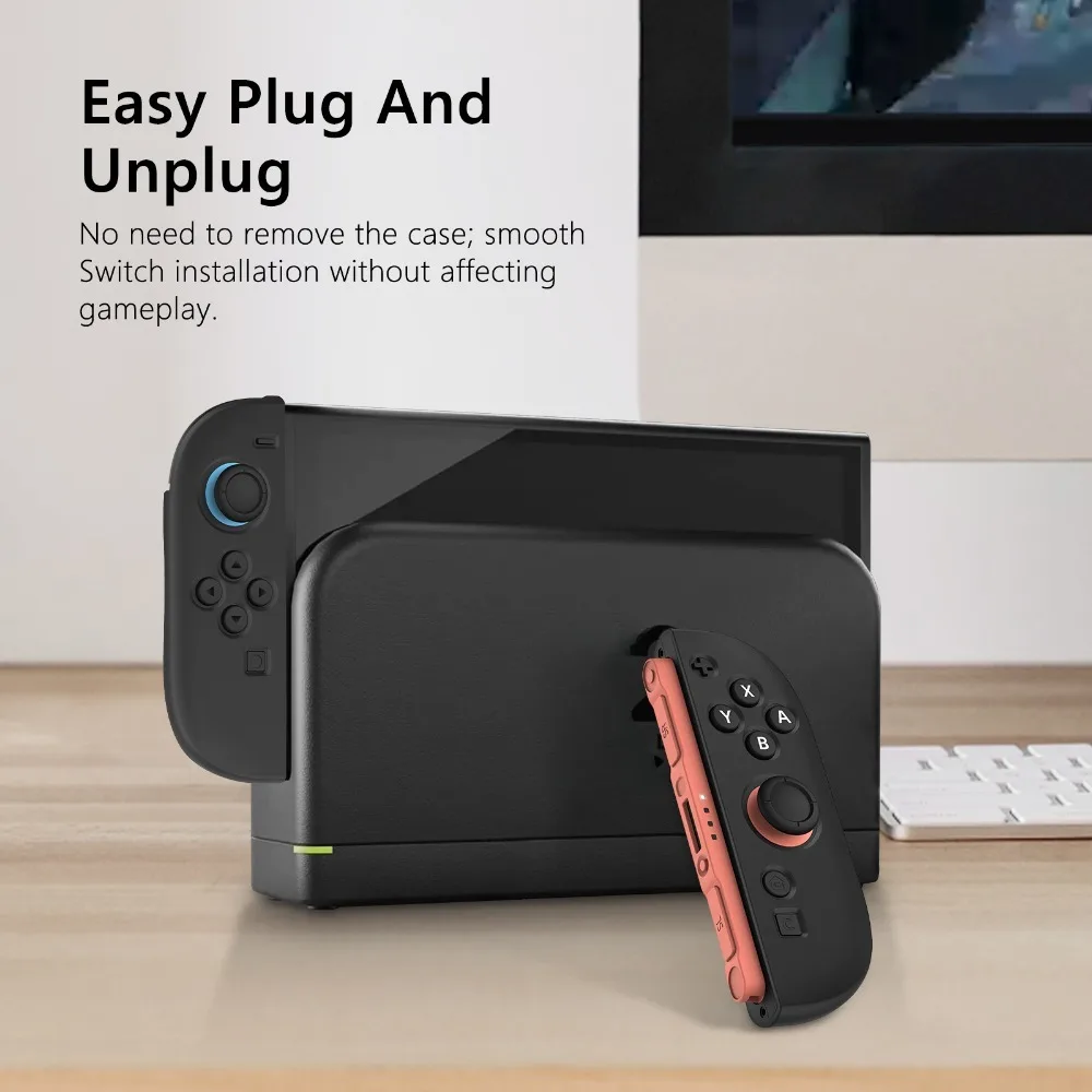 Para Nintendo Switch 2 controlador de mano mango funda de silicona desmontable antideslizante funda protectora de silicona accesorios para juegos - imagen 5