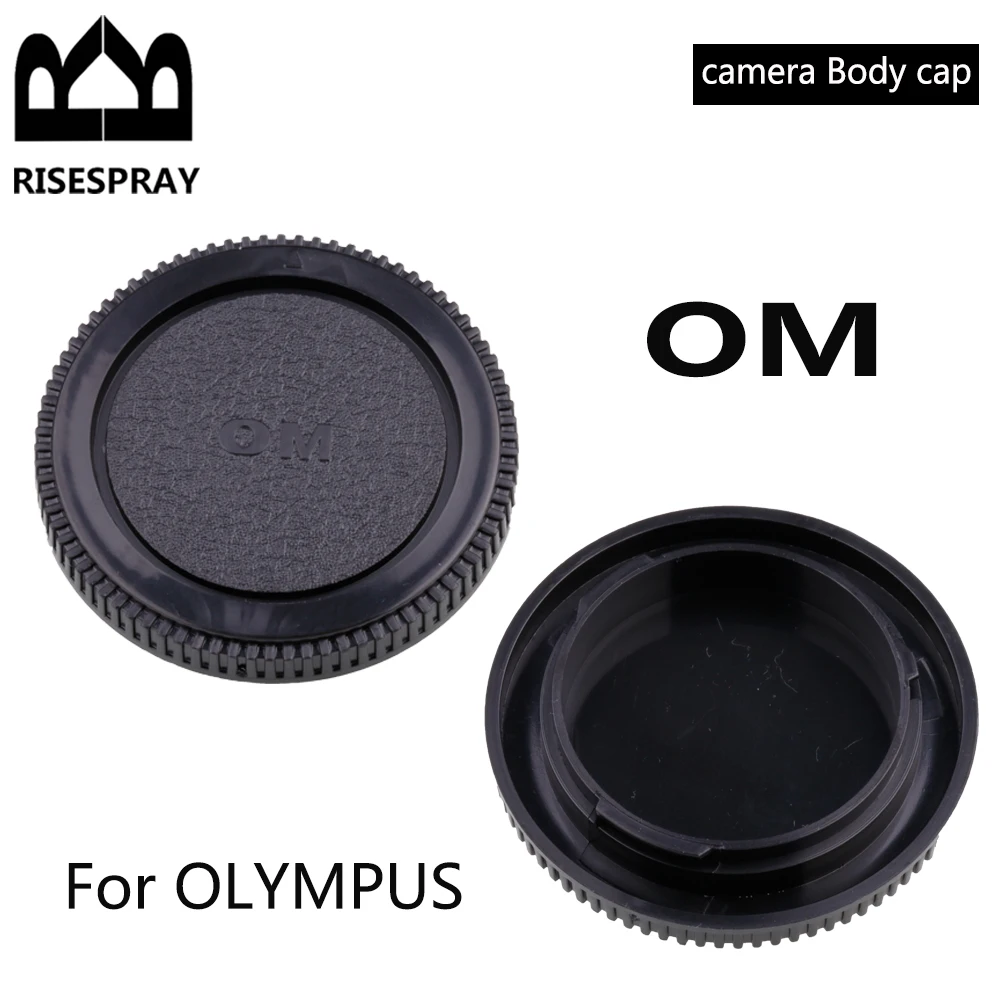 Tapa del cuerpo de la lente trasera Cubierta de la cámara Protección de montaje antipolvo Plástico Negro para OLYMPUS OM - imagen 2
