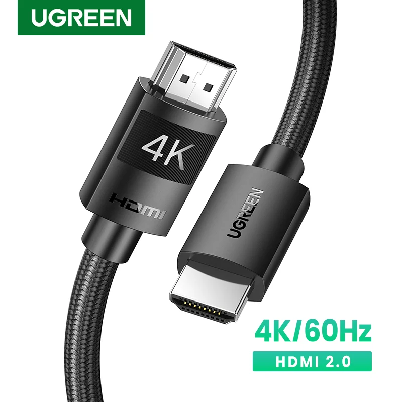 UGREEN Cable HDMI 2.0 4K/60Hz RTX 3080 PS4 Xbox Divisor HDMI Interruptor Aux Cable Ethernet 3D 4K HDMI - Vista principal del producto